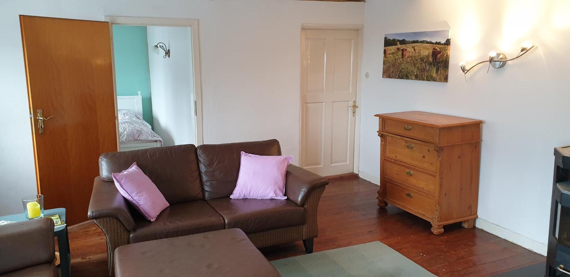 Der Kleine Fuchshof Mit Hund, Pferd Und Huhn Apartment Rathlau ภายนอก รูปภาพ